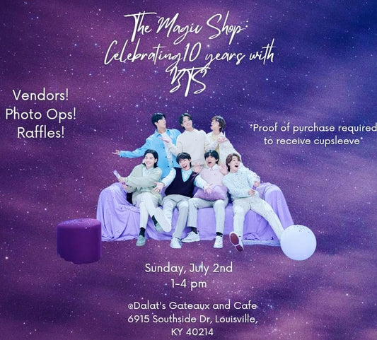 BTS cupsleeve event this weekend!
